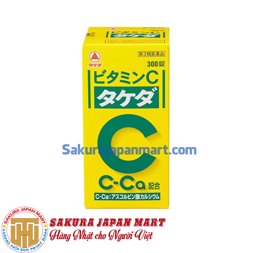 Viên uống Vitamin C Takeda  trị nám trắng da 2000mg 300 viên